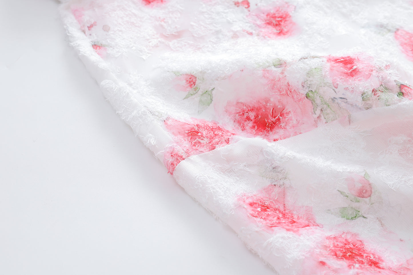 Floral Print Tasselled Shirt