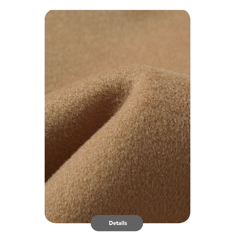 Hooded Pure Wool Double-Faced Duffle Coat