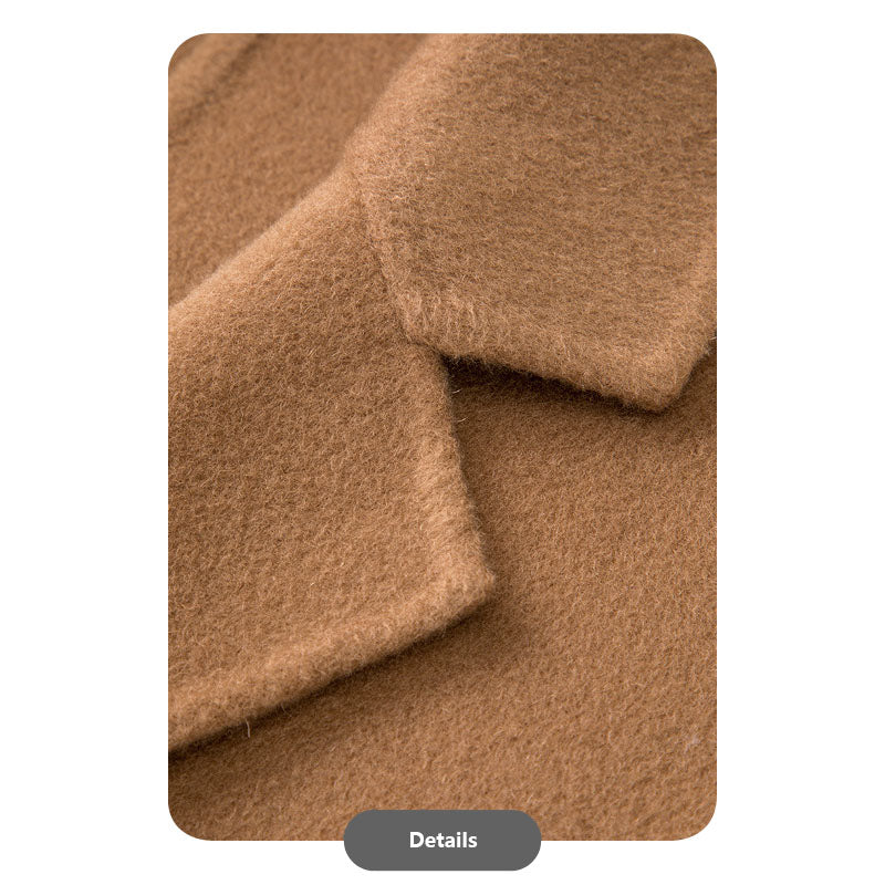 Single-Breasted Wool Coat