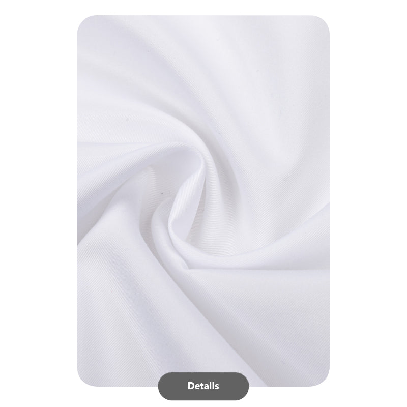 White Cotton Windsor Collar Shirt