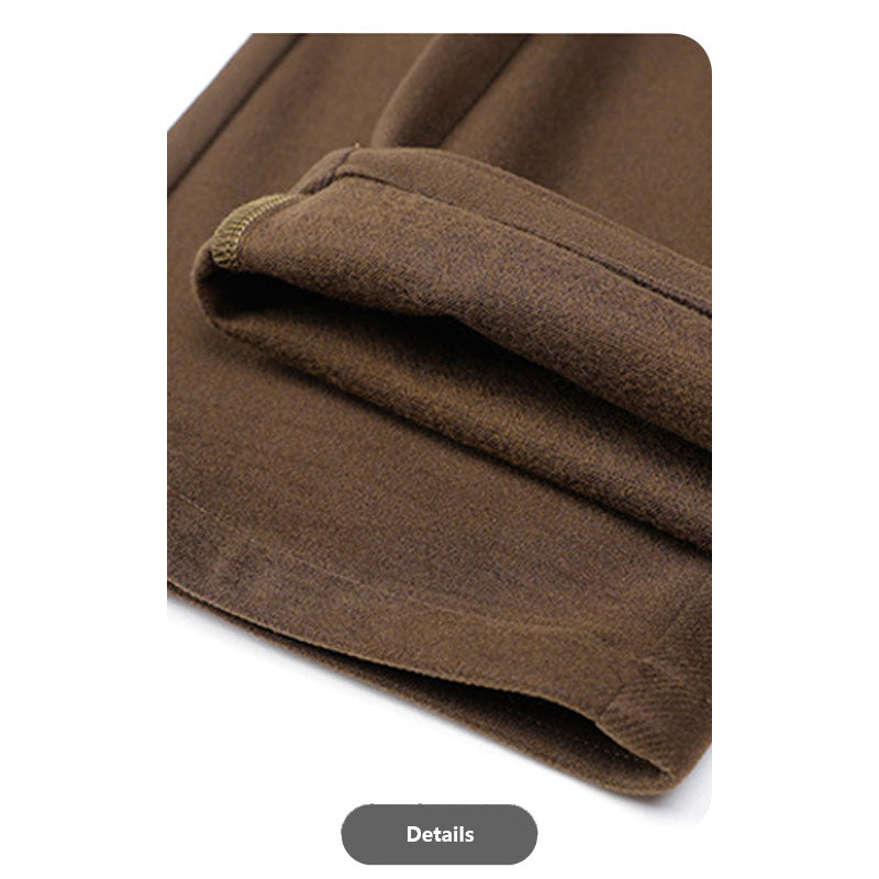 Wool Blend Business Casual Pants