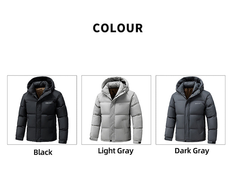 Premium Men's Hooded Padded Jacket | Heavyweight Winter Coat for 2025