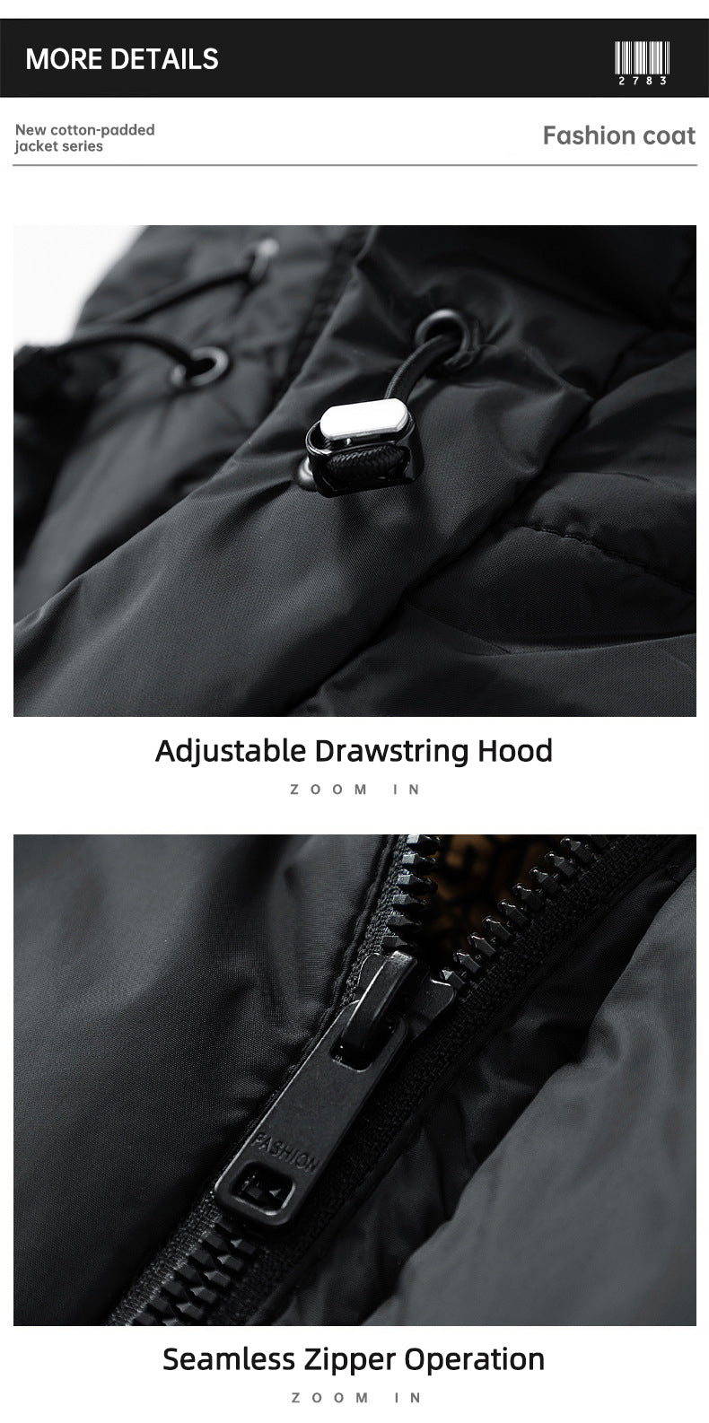 Men's Winter Hooded Coat | Insulated, Thick & Stylish for 2025