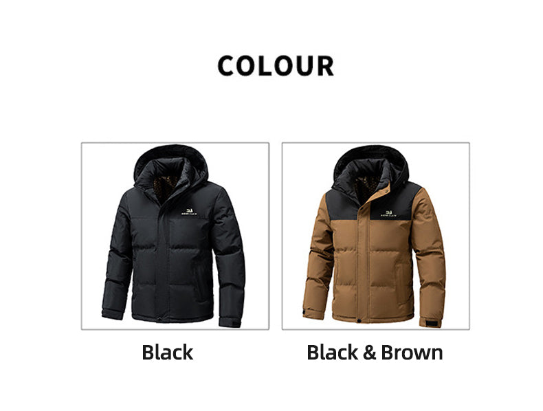 Men's Winter Hooded Coat | Insulated, Thick & Stylish for 2025