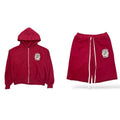 Crimson Uniform Short Set