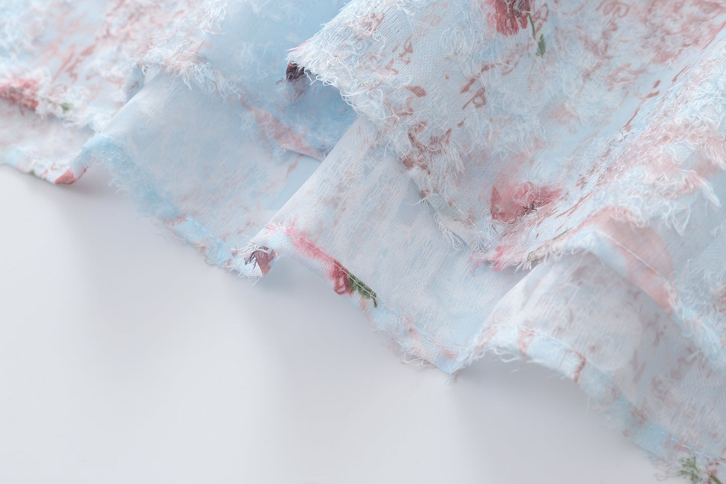 Floral Print Tasselled Shirt