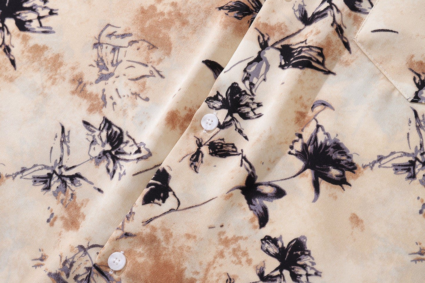 Floral Print Aloha Shirt