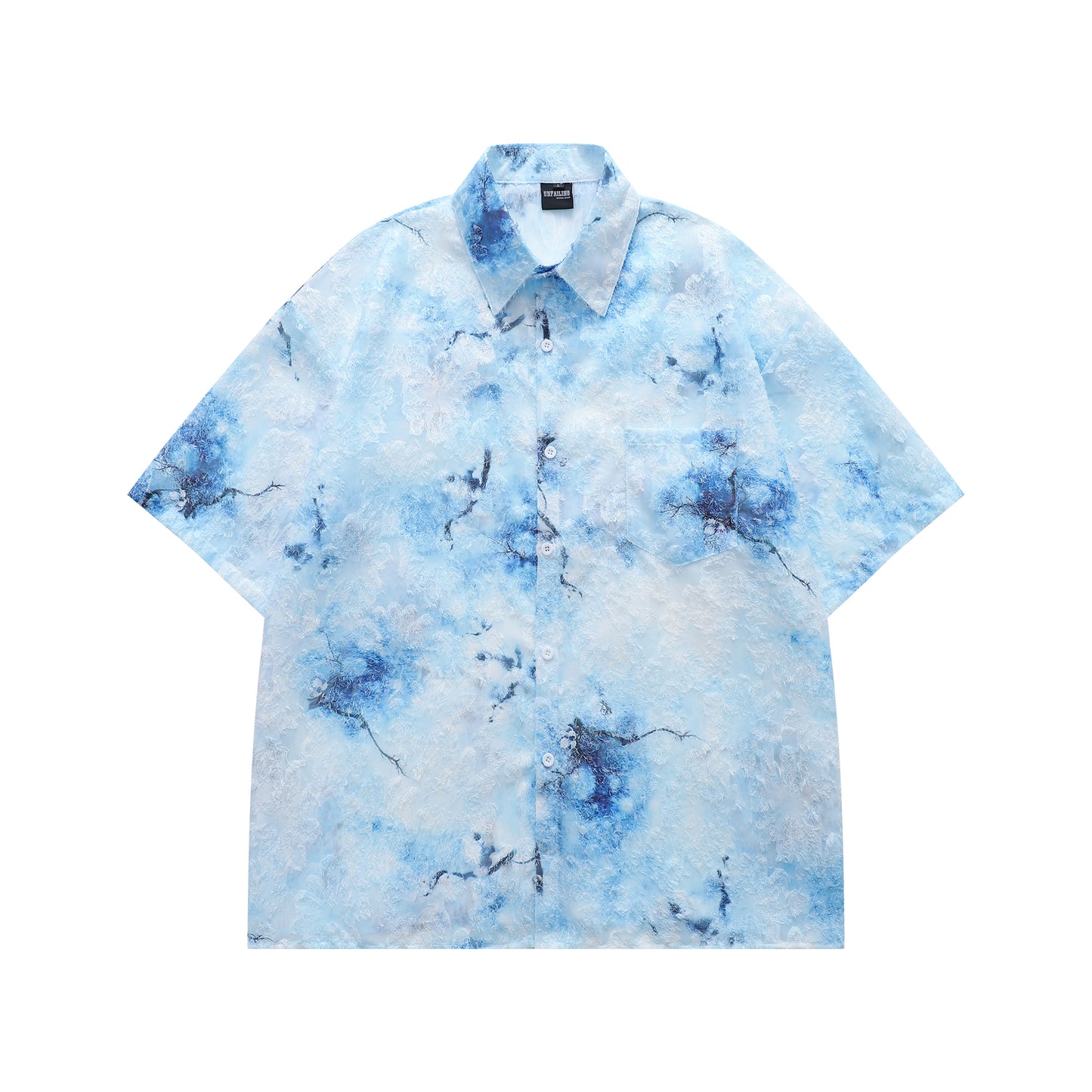 Floral Print tasselled Shirt