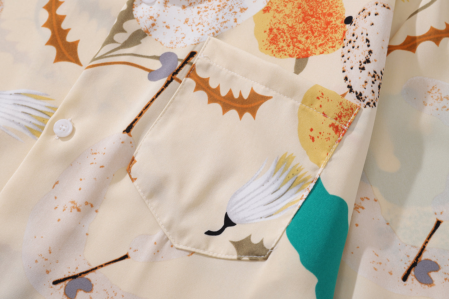 Floral Print Aloha Shirt