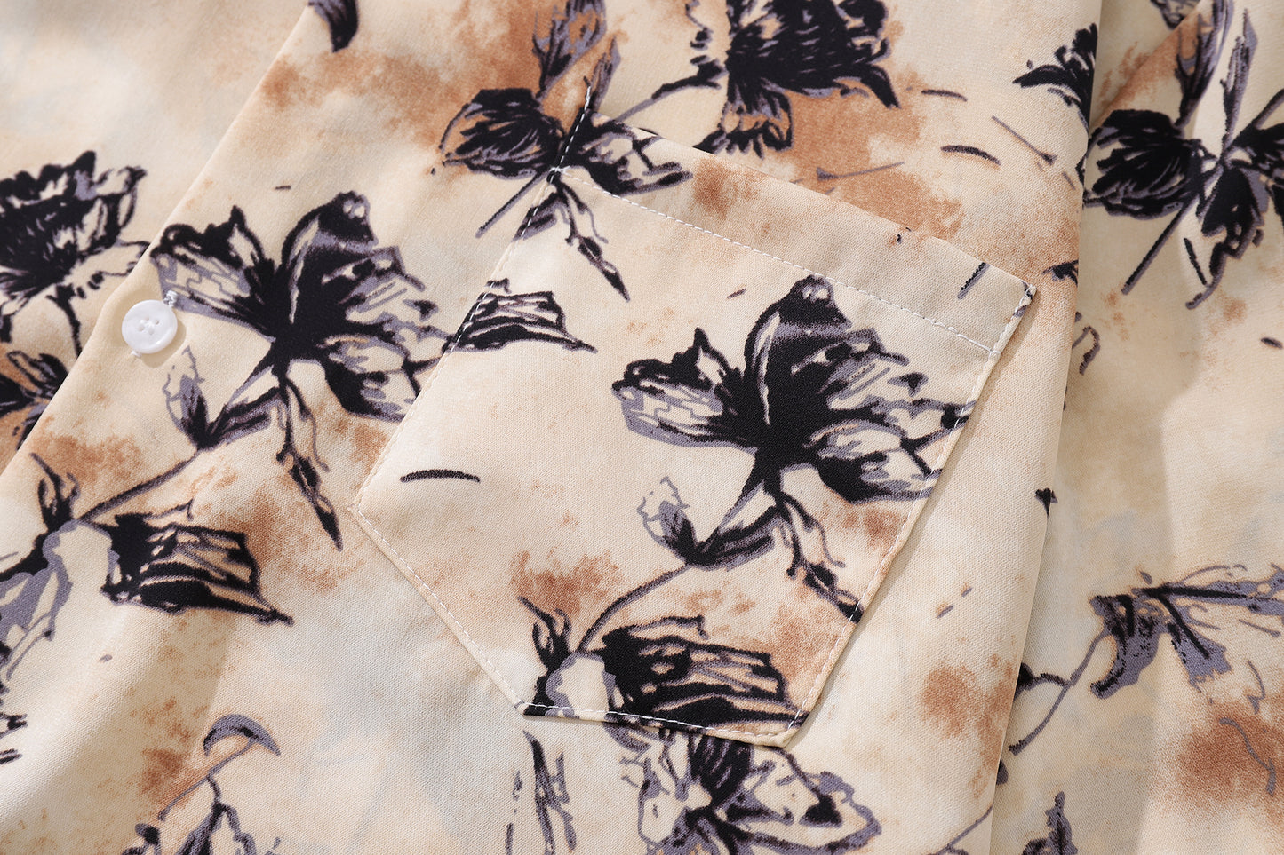 Floral Print Aloha Shirt