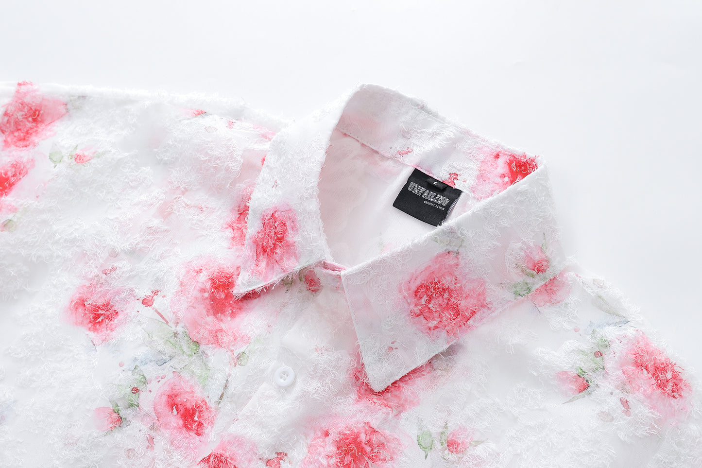 Floral Print Tasselled Shirt