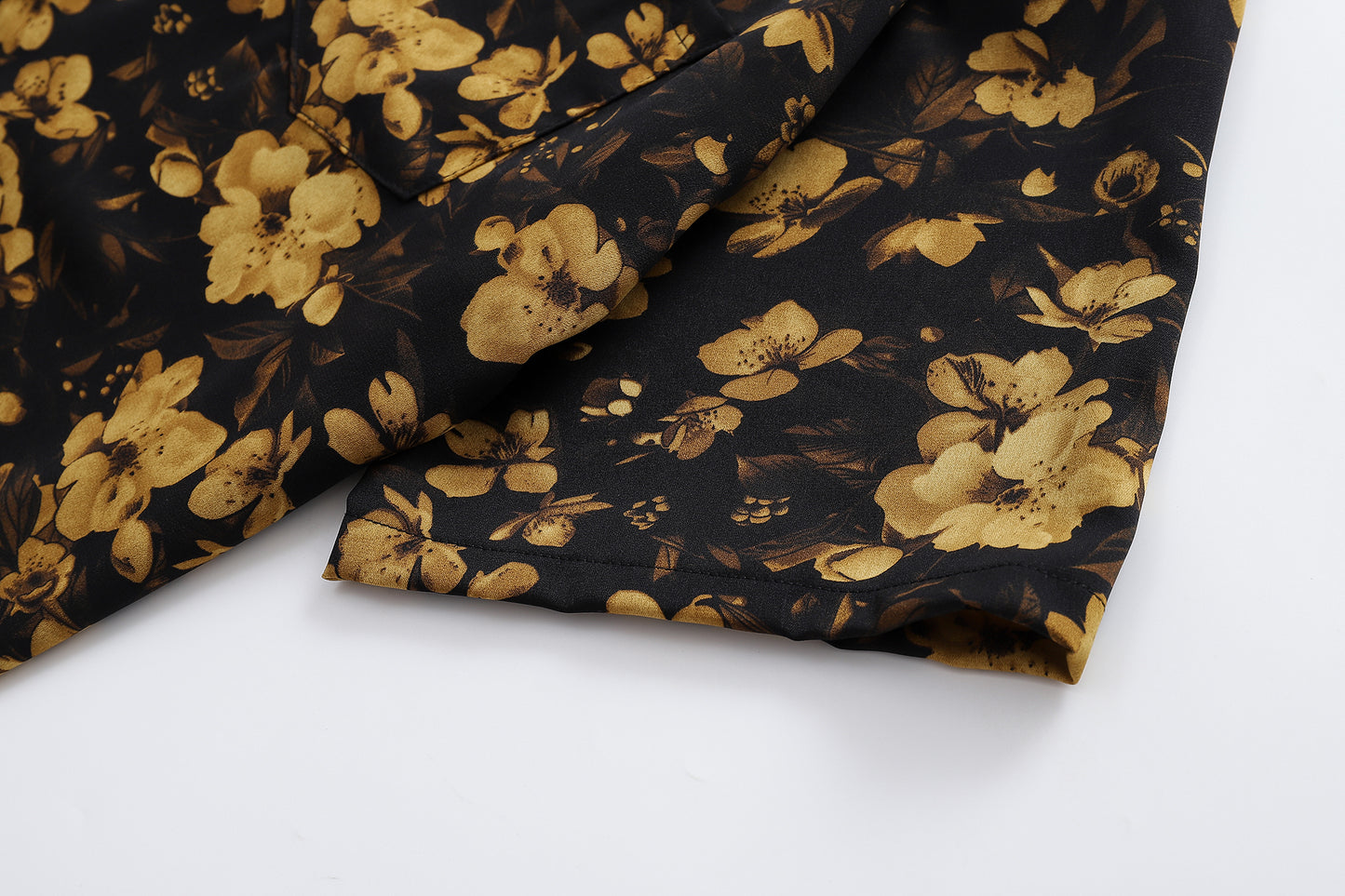 Floral Print Shirt-7083#