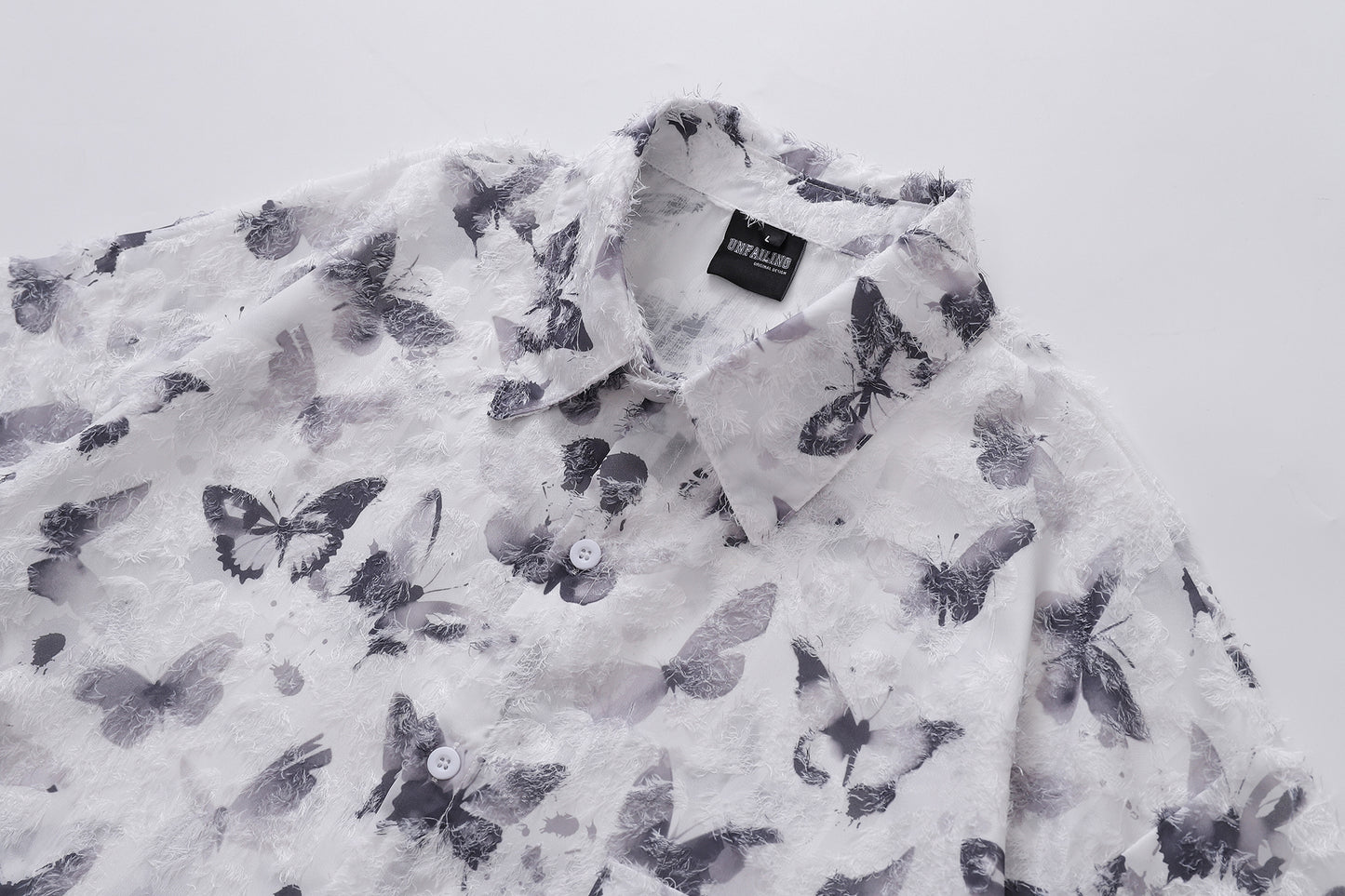 Floral Print Tasselled Shirt