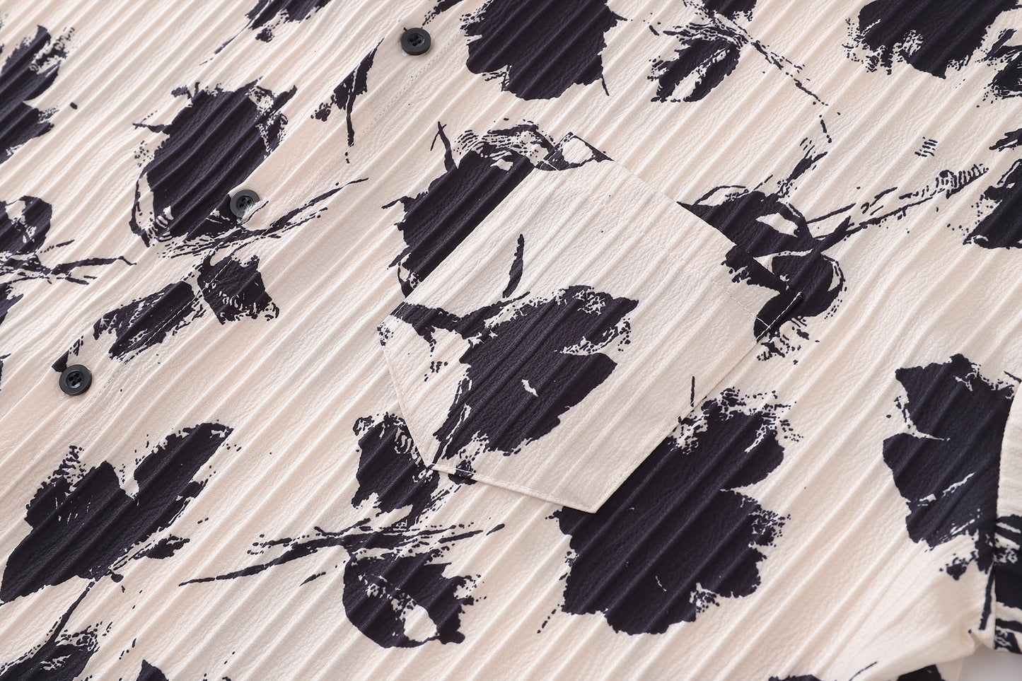 Floral Print Waves Shirt