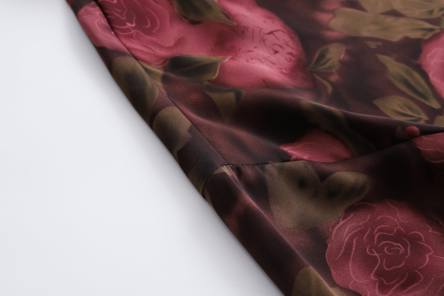Floral Print Shirt-7082#