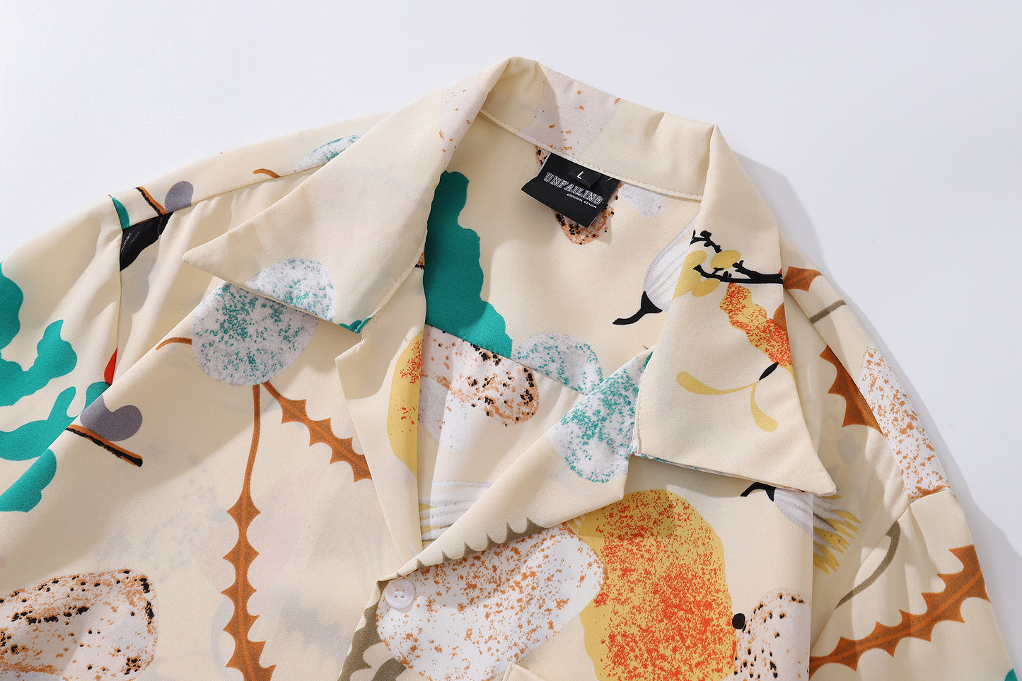 Floral Print Aloha Shirt