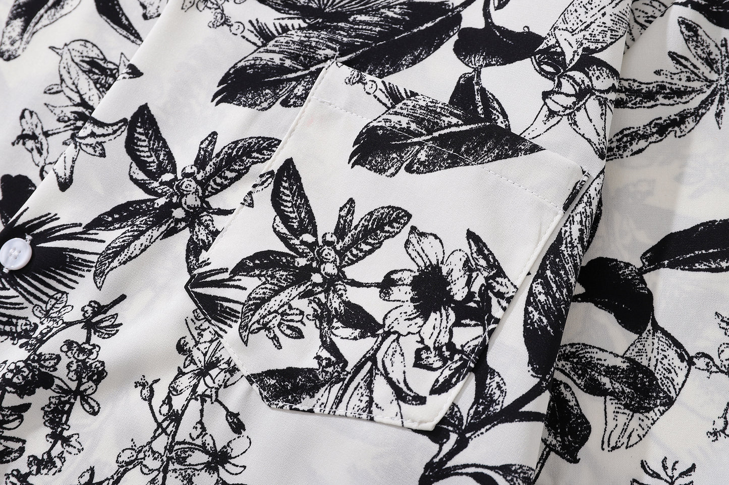 Floral Print Aloha Shirt