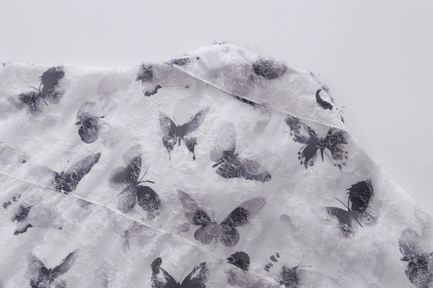 Floral Print Tasselled Shirt