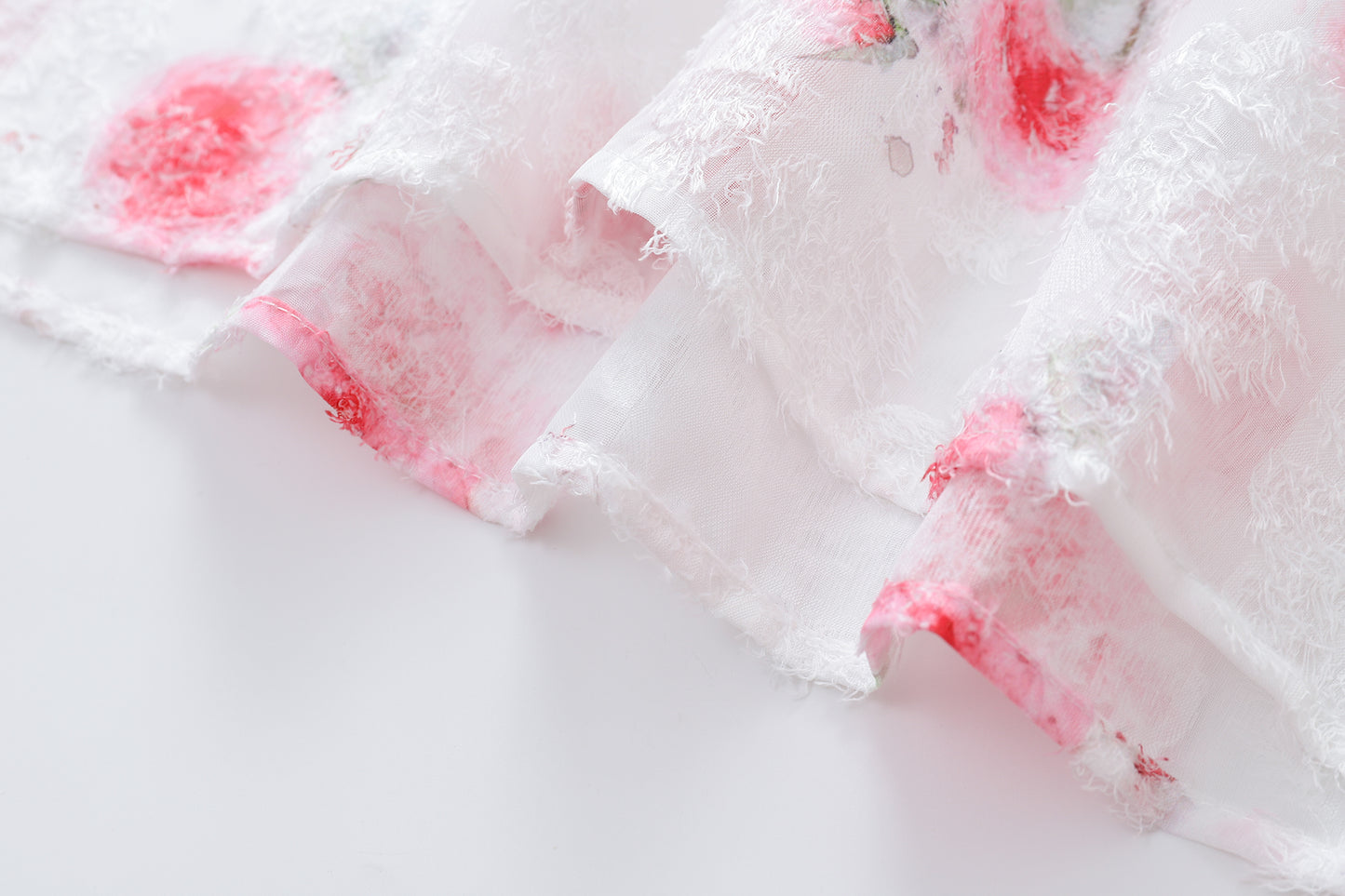 Floral Print Tasselled Shirt