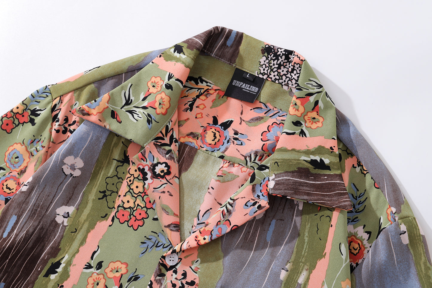 Floral Print Aloha Shirt