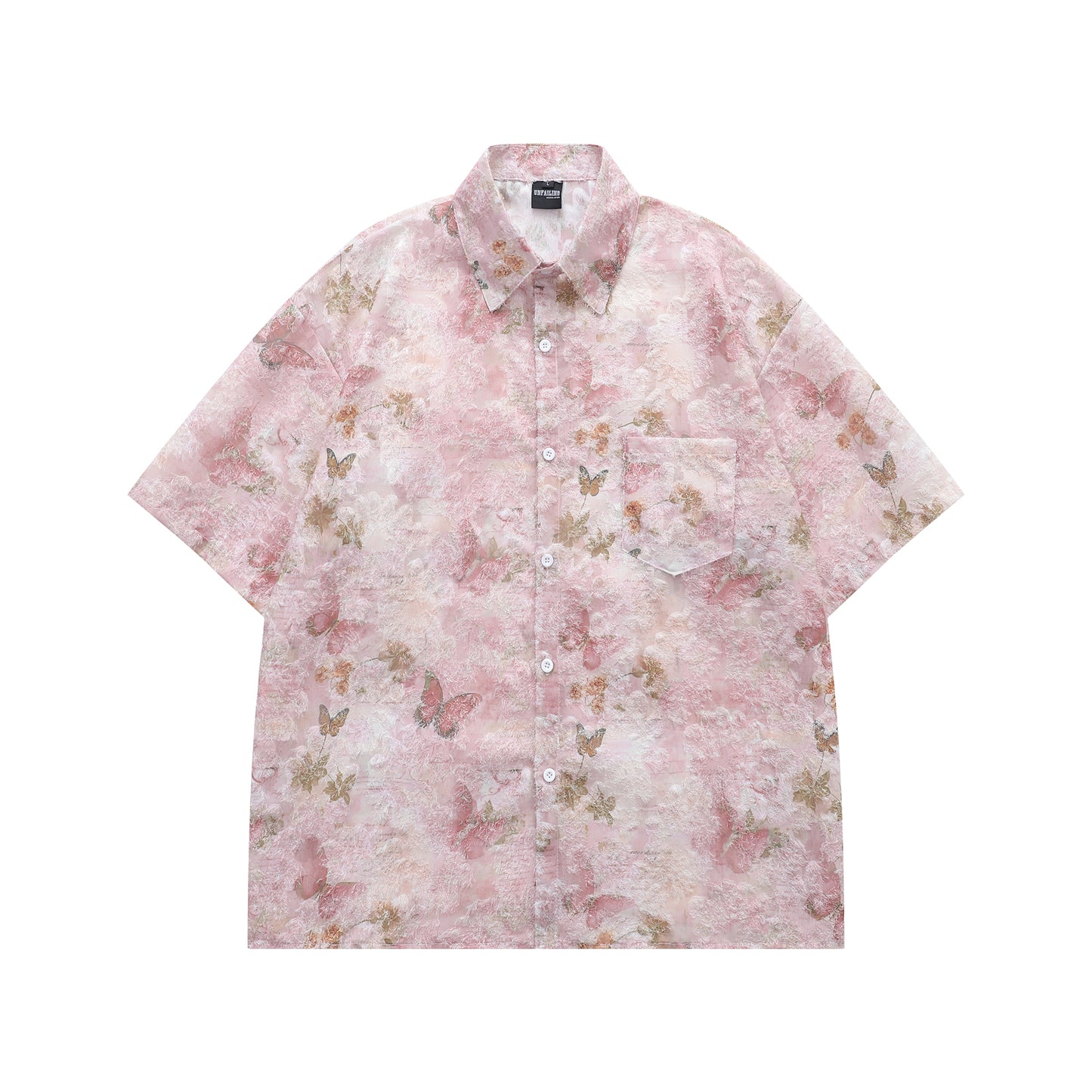 Floral Print Tasselled Shirt