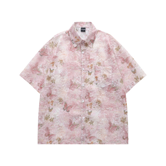 Floral Print Tasselled Shirt
