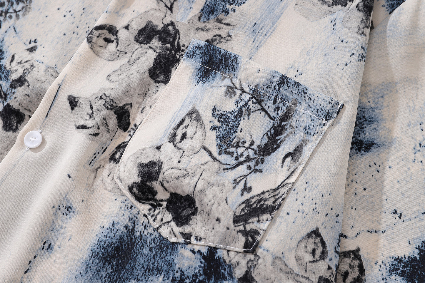 Floral Print Aloha Shirt