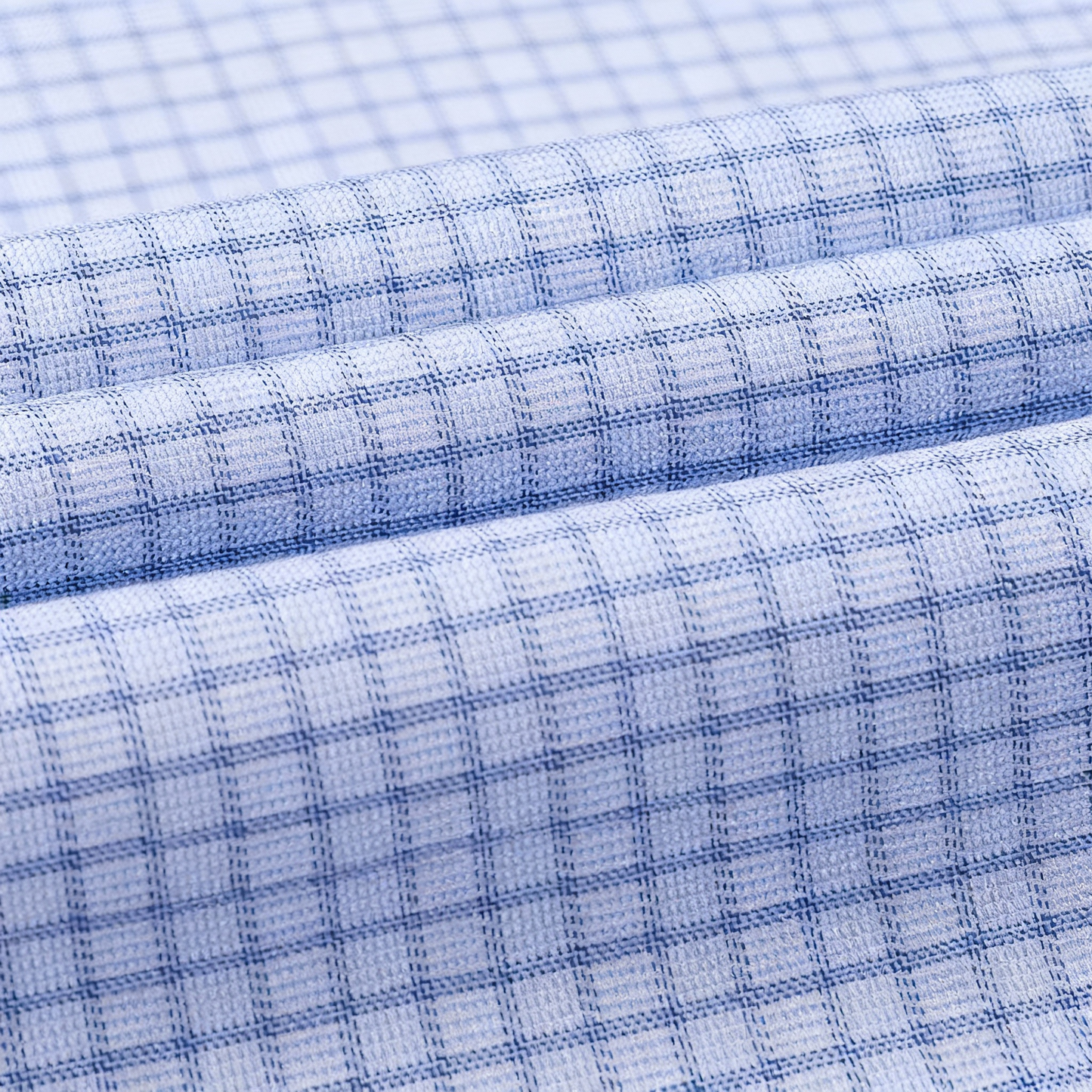 200s Cotton Long Sleeve Non-Iron Check Shirt