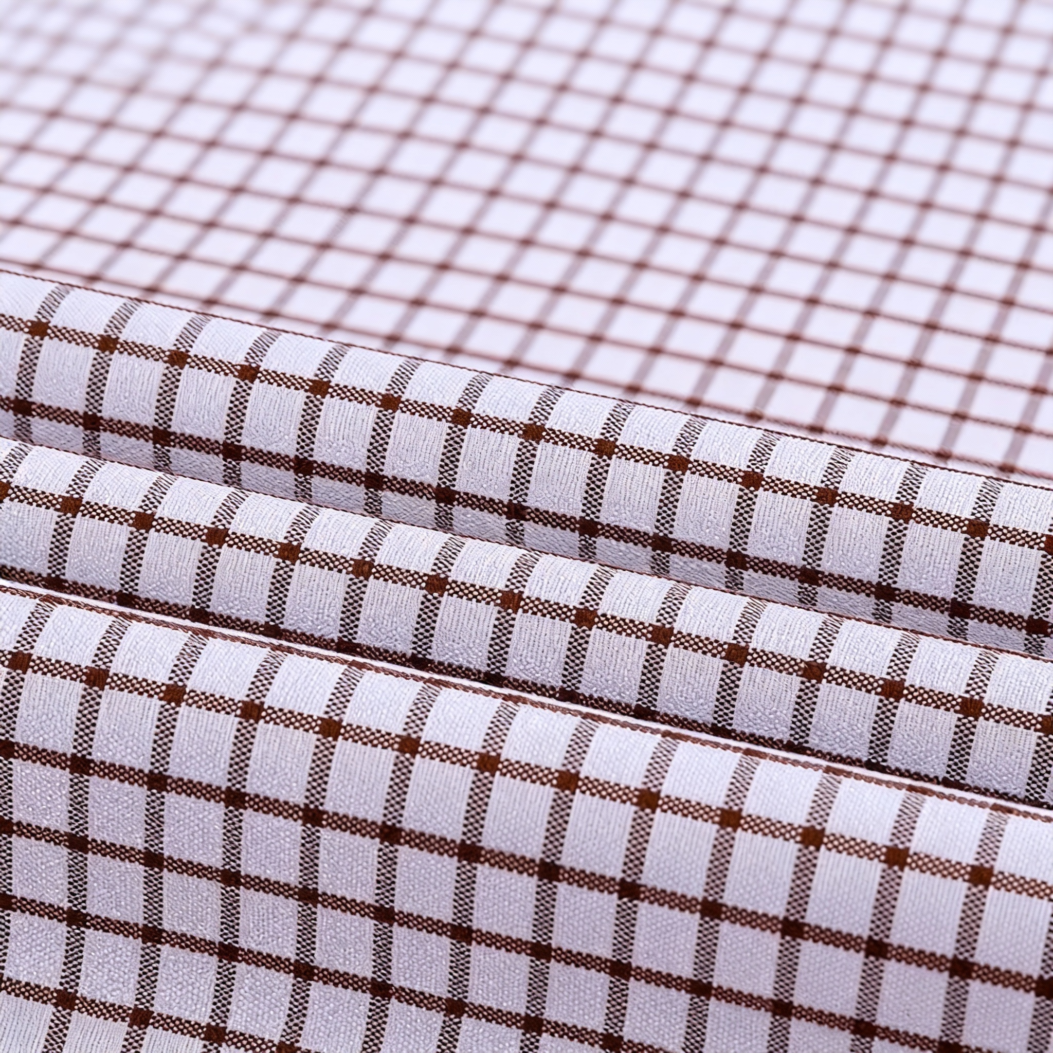 200s Cotton Non-Iron Check Long-Sleeve Casual Shirt