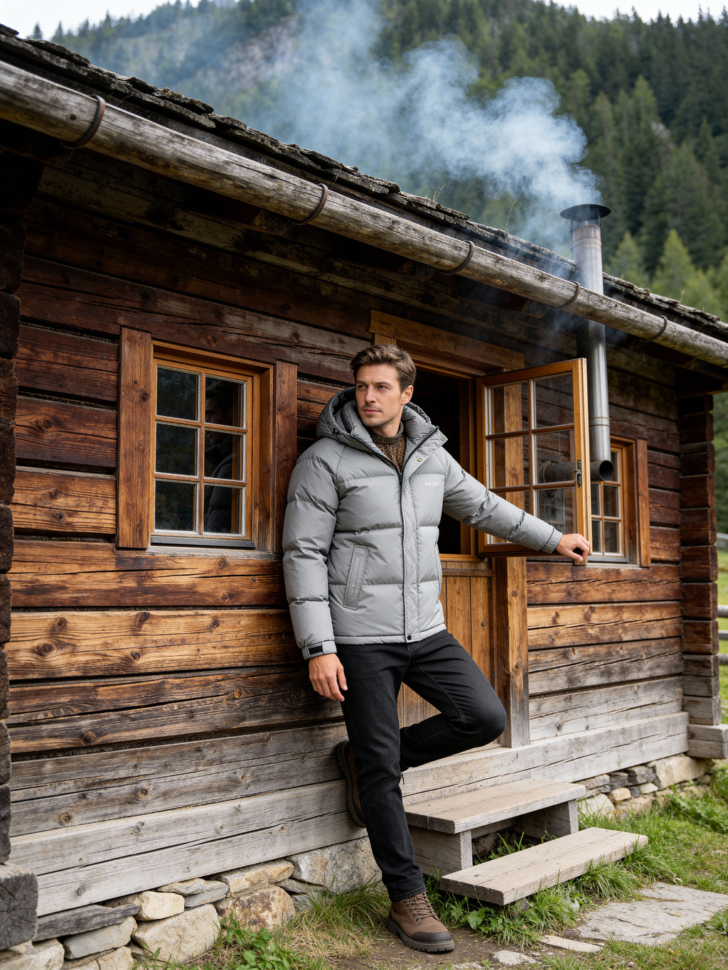 Premium Men's Hooded Padded Jacket | Heavyweight Winter Coat for 2025