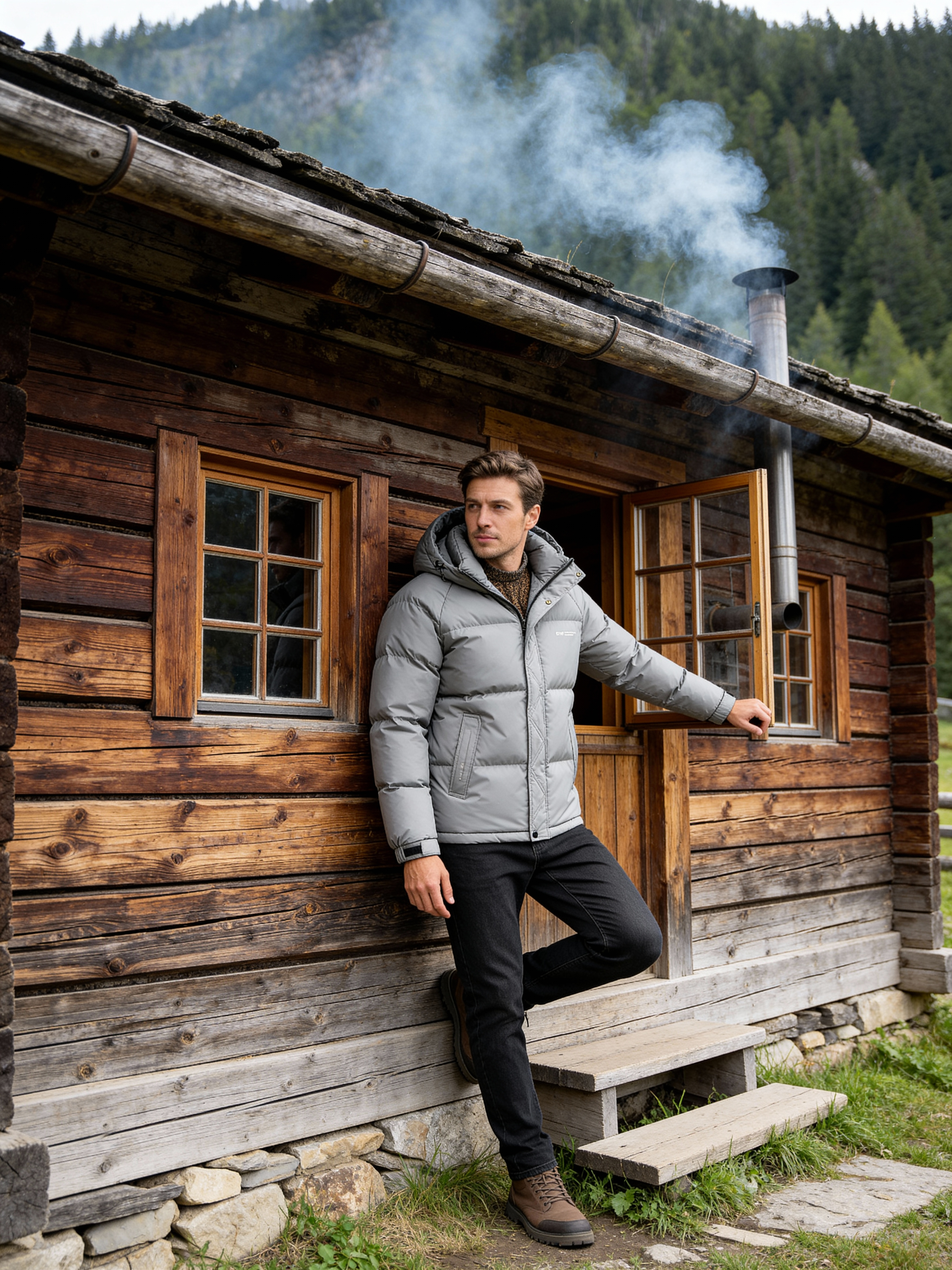 Premium Men's Hooded Padded Jacket | Heavyweight Winter Coat for 2025