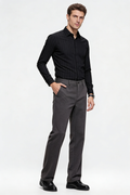 Wool Blend Business Casual Pants